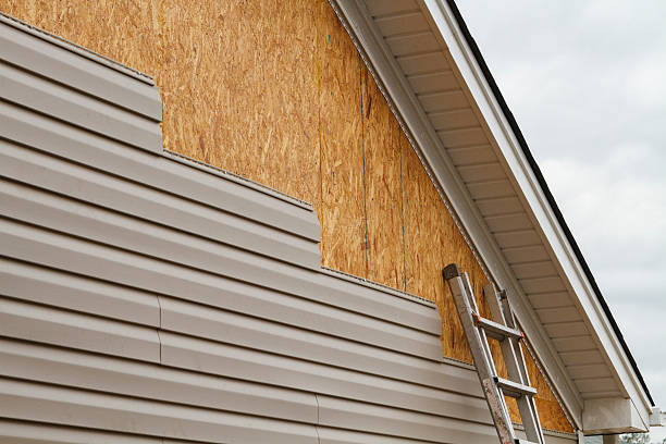 Professional Vinyl Siding technician working in Bellevue, KY